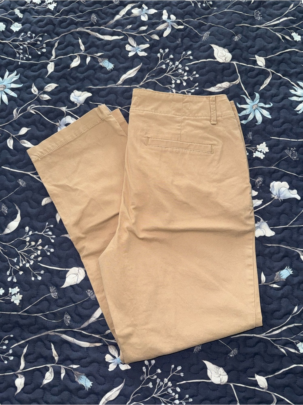 Loft Women’s Cropped Slim Khaki Chino Pants - Tan